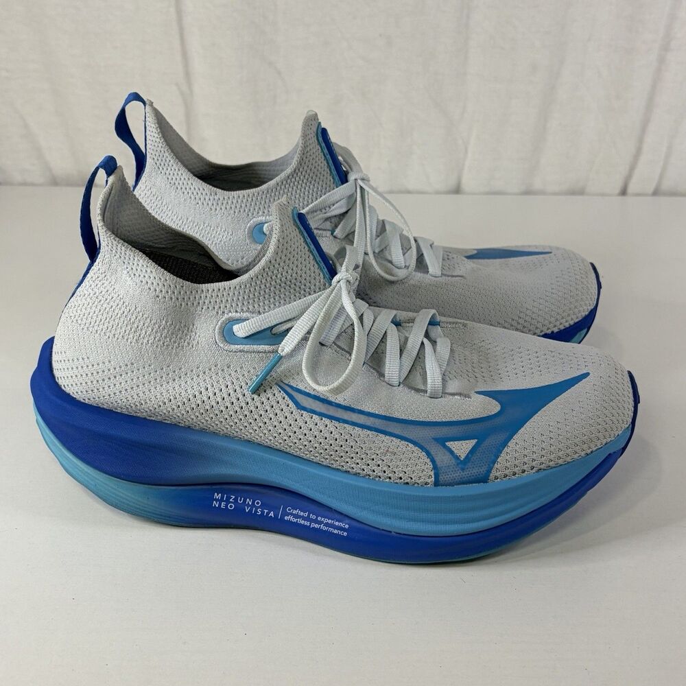 Mizuno Neo Vista Women’s Road Running Shoes Size 8 Blue White